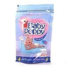 Opus Baby Poppy Lenços Umedecidos Refil C/75 (Kit C/03)