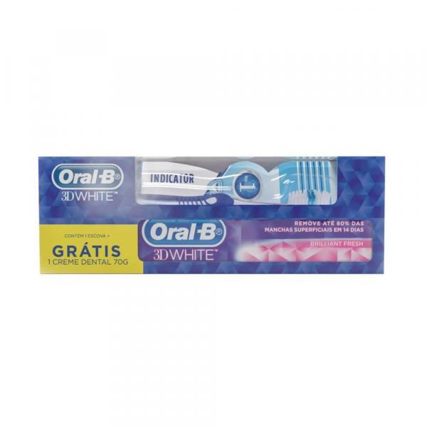 Oral B 3D Indicator Escova Dental + Creme Dental 70g