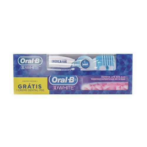 Oral B 3d Indicator Escova Dental + Creme Dental 70g
