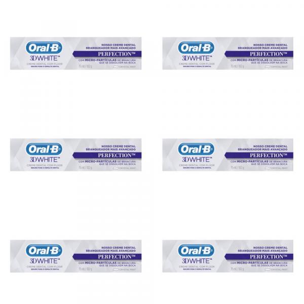 Oral B 3D White Perfection Creme Dental 75ml (Kit C/06)