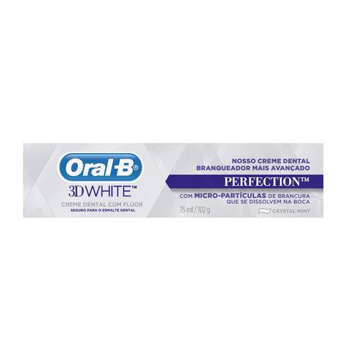 Oral B 3d White Perfection Creme Dental 75ml