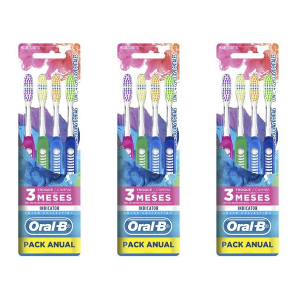 Oral B Indicator Colors Escova Dental C/4 (Kit C/03)