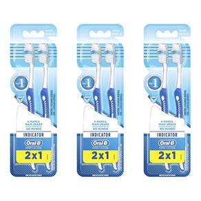 Oral B Indicator Plus 35 Escova Dental com 2 - Kit com 03