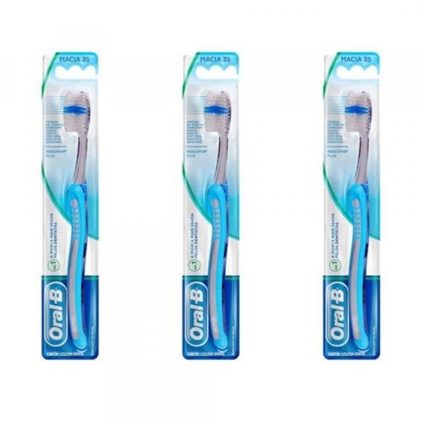 Oral B Indicator Plus 35 Escova Dental (Kit C/03)
