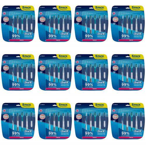 Oral B Pro Saúde 7 Benefícios Escova Dental C/5 (kit C/12)