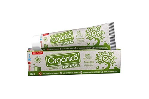 Orgânico Natural Creme Dental Orgânico Contente 80 Gramas