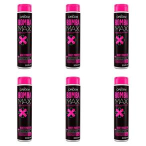 Origem Bomba Max Shampoo 300ml - Kit com 06