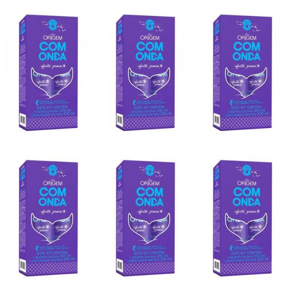 Origem C/ Onda Shampoo + Condicionador 300ml (Kit C/06)