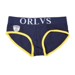 Orlvs Men Underwear Pure Breve Natural Cotton Sexy cintura baixa Masculino Cuecas