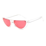 Ornamento do presente de aniversário Eyewear moda exclusivo Metade-frame óculos de sol Rua snap partido Gostar
