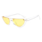 Ornamento do presente de aniversário Eyewear moda exclusivo Metade-frame óculos de sol Rua snap partido