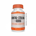 Ornitina 60mg + Citrulina 5mg + Arginina 185mg - 240 Cápsulas