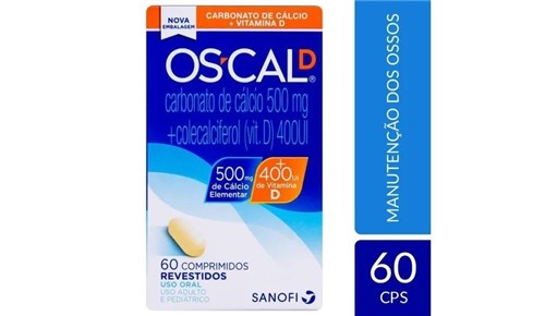 Oscal D 500Mg/400Ui 60 Comprimidos