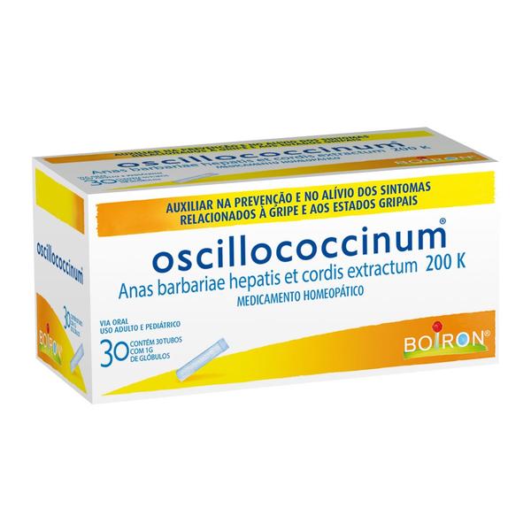 Oscillococcinum 200K C/ 30 Tubos com 1g de Glóbulo Cada