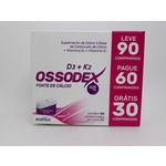 Ossodex Com 90 Comprimidos - Cálcio + Vitamina D3+ Vitamina K