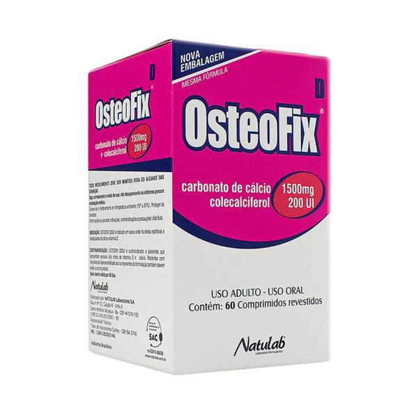 Osteofix 1500mg D+ 200ui Comprimidos Revestidos Com 60 Natulab