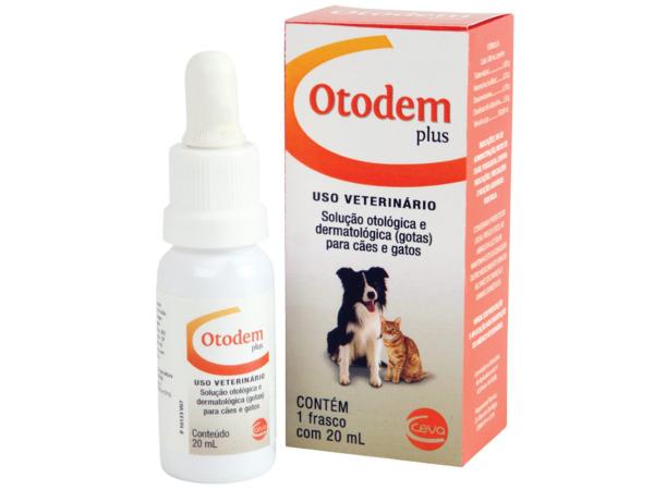 Otodem Plus Solução Otológica e Dermatológica Ceva - 20ml