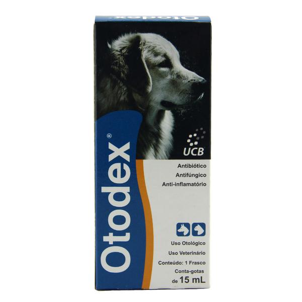 Otodex Cães e Gatos 15ml UCBVet Tratamento Otites