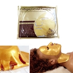 Ouro 24K Colágeno Máscara Facial Máscaras de cristal ouro cara Colágeno Cuidados com a pele Hidratante Whitening Anti-envelhecimento