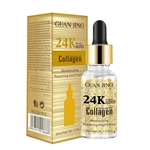 Ouro 24K Collagen face Serum Hidratante Essence Creme Whitening cremes de dia Anti Aging Anti-rugas Firming elevador Cuidados com a pele