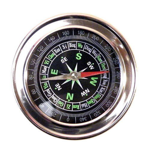 Outdoor Multi-purpose Full Metal Compass Stainless Steel Compass