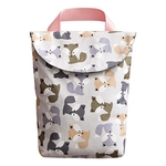 Outdoor portátil saco de fraldas Multifunctional do tecido do bebê armazenamento Sack High Capacity Diaper Pouch S