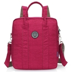 Outdoor Simples Zipper Grande Capacidade Moda Mulheres de mochila de nylon Travel Bag