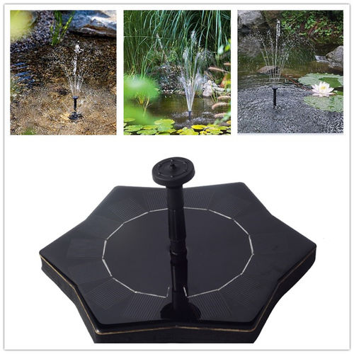 Outdoor Starfish-forma Fonte Flutuante Solar Powered para Pond Garden Decoration