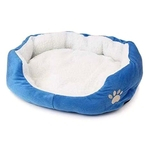 Oval redondo Pet cama para gatos Pet Cotton Kennel Mat Quente Cama de Inverno