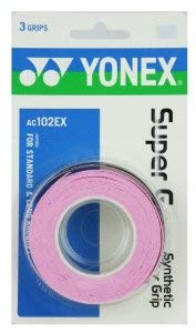 Overgrip Yonex Super Grap Rosa (Pack com 3 Un.)