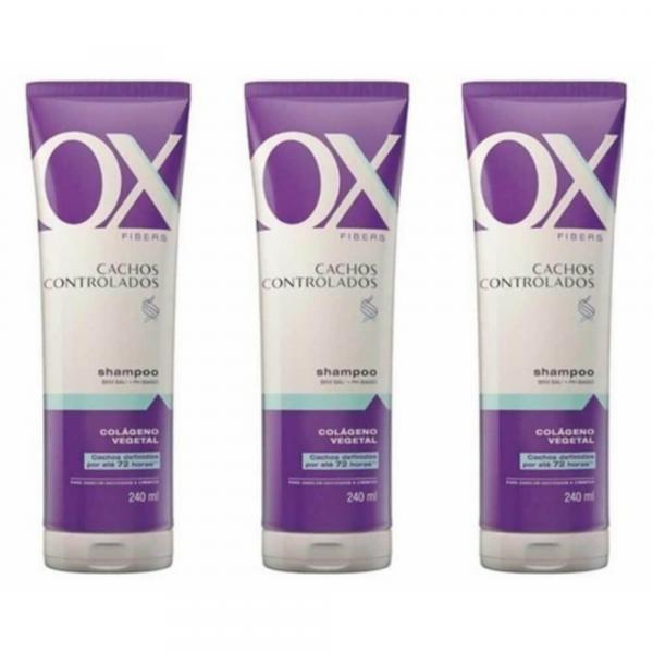 Ox Fibers Cachos Shampoo 240ml (Kit C/03)