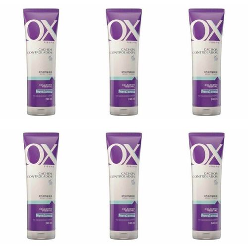 Ox Fibers Cachos Shampoo 240ml (kit C/06)