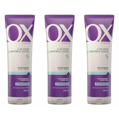 Ox Fibers Cachos Shampoo 240ml (kit C/03)