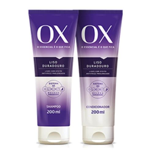 Ox Liso Duradouro Shampoo + Condicionador 200ml
