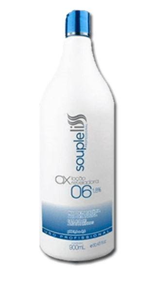 OX Loção Reveladora Souple Liss Professional Água Oxigenada 06 Volumes 900ml - Soupleliss