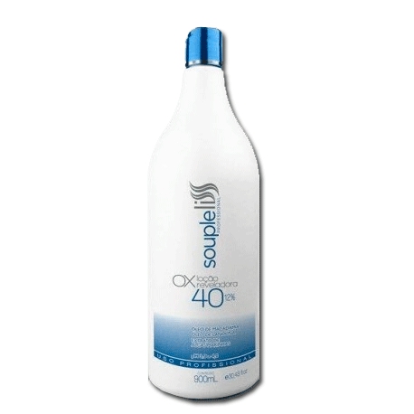 OX Loção Reveladora Souple Liss Professional Água Oxigenada 40 Volumes 900ml