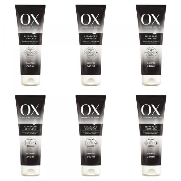 Ox Plants Reparação Completa Shampoo 240ml (Kit C/06)
