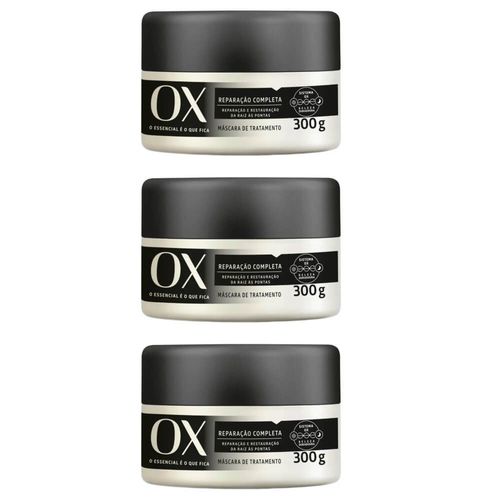Ox Reparação Completa Máscara Capilar 300ml (kit C/03)