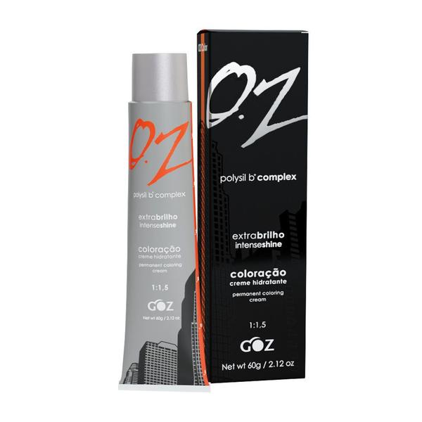 OZ Color Coloração 6.77 Chocolate Louro Escuro Marrom Intenso - 60g - Goz
