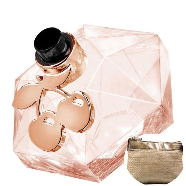 Pacha Ibiza Rosé Eau de Toilette - Perfume Feminino 80ml+Nécessaire Beleza na Web Bege e Dourado