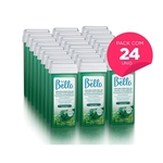 Pack Com 24 Refil Cera Depilatória Roll-on Depil Bella Algas Com Menta Deo 100g