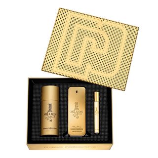 Paco Rabanne 1 Million Kit – Perfume Masculino EDT + Desodorante + Perfume de Bolsa Kit
