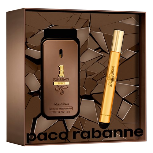 Paco Rabanne 1 Million Privé Kit - Edp 50Ml + Travel Size Kit