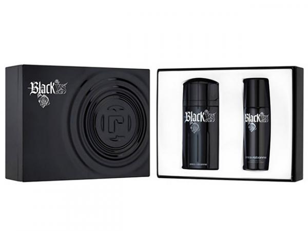 Paco Rabanne Coffret Perfume Masculino Black XS - Eau de Toilette 100 Ml + Desodorante