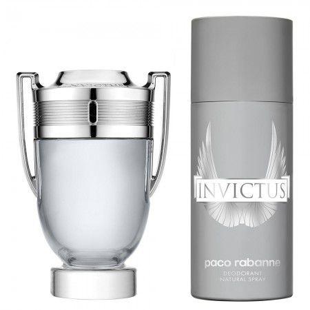 Paco Rabanne Invictus Perfume Masculino Kit Eau de Toilette 100ml Desodorante 150ml
