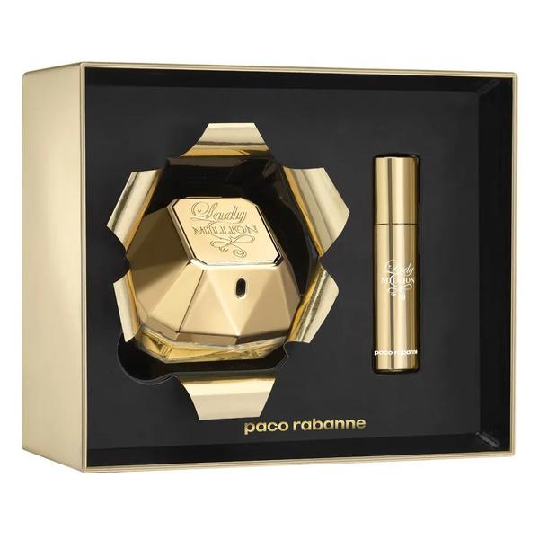 Paco Rabanne Kit Lady Million - Perfume EDP 80ml + Travel 10ml