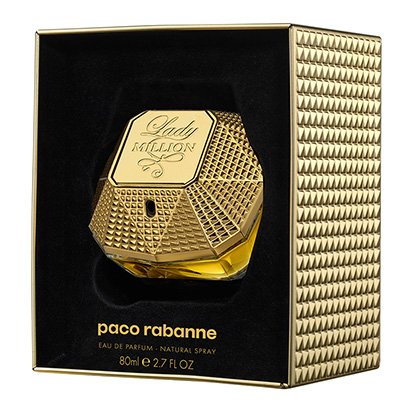 Paco Rabanne Perfume Feminino Lady Million Xmas Collector EDP 80ml