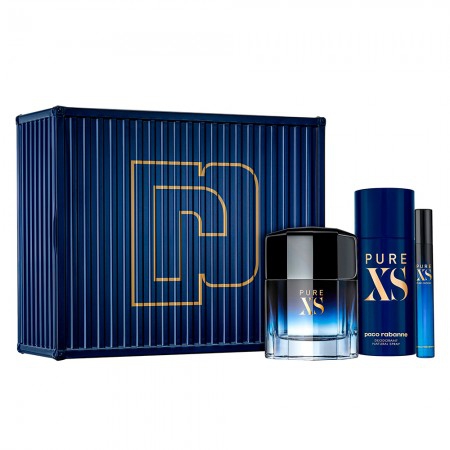 Paco Rabanne Pure XS Kit - Perfume EDT 50ml+desodorante 150ml+tavel 10ml