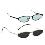 Pacote 2 Curvas Das Mulheres óculos De Sol Ao Ar Livre Clássico Pequenos Quadros Eyewear