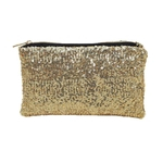 Pacote Envelope Zipper Mulheres Moda Dazzling Glitter Sparkling Bling Sequins Handbag